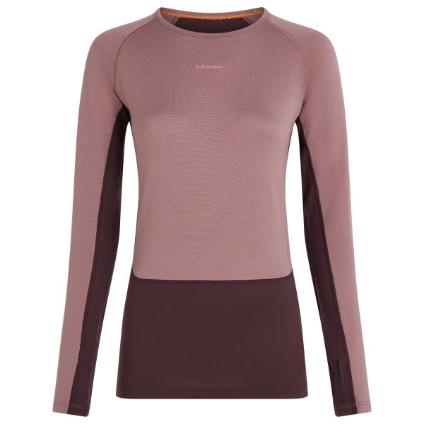 Icebreaker - Women's Merino 260 Zoneknit L/S Crewe - Merinounterwäsche Gr XS braun von Icebreaker