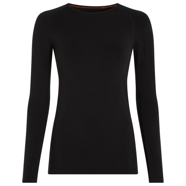Icebreaker - Women's Merino 260 Zoneknit Seamless L/S Crewe - Merinounterwäsche Gr L schwarz von Icebreaker