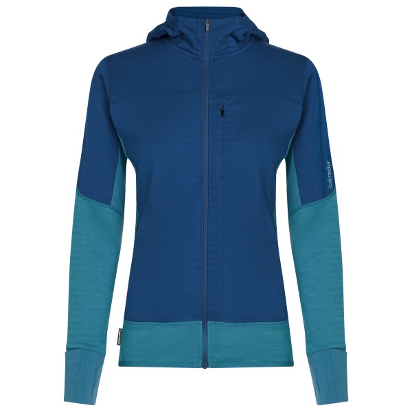 Icebreaker - Women's Merino Blend 300 Realfleece Descender - Merinojacke Gr XS blau Icebreaker - Women's Merino Blend 300 Realfleece Descender - Merinojacke Gr XS blau von Icebreaker