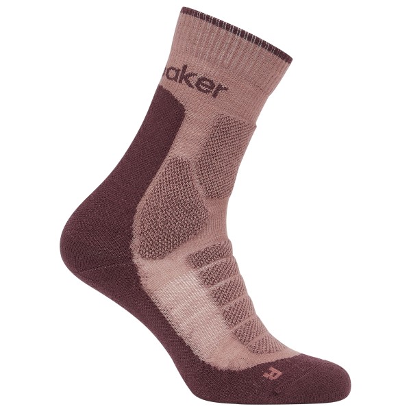 Icebreaker - Women's Merino Hike+ Heavy Crew - Wandersocken Gr L braun von Icebreaker