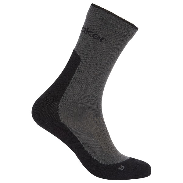 Icebreaker - Women's Merino Hike+ Light Crew - Wandersocken Gr M grau von Icebreaker