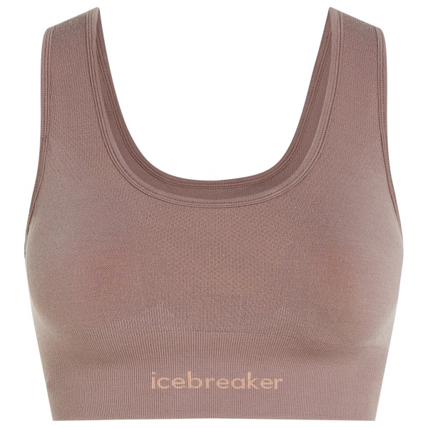 Icebreaker - Women's Merino Seamless Active Bra - Sport-BH Gr M braun von Icebreaker