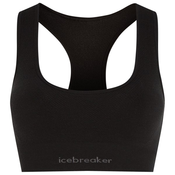 Icebreaker - Women's Merino Seamless Active Bra - Sport-BH Gr XS schwarz von Icebreaker