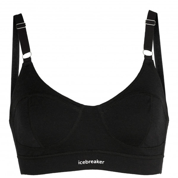 Icebreaker - Women's Queens Clasp Bra - Merinounterwäsche Gr S;XL;XS schwarz von Icebreaker