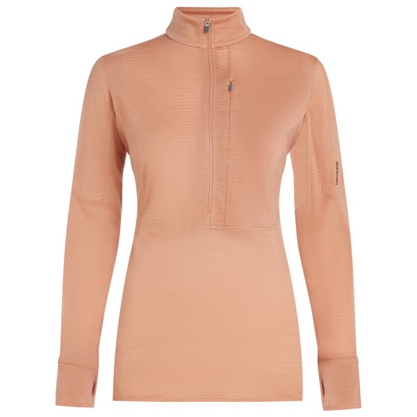 Icebreaker - Women's Realfleece Descender L/S Half Zip - Merinoshirt Gr M beige/rosa Icebreaker - Women's Realfleece Descender L/S Half Zip - Merinoshirt Gr M beige/rosa von Icebreaker