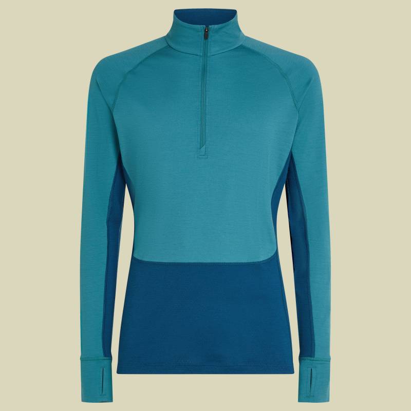 Merino 200 ZoneKnit™ LS Half Zip Men XL blau - atlantis/topaz/CB von Icebreaker