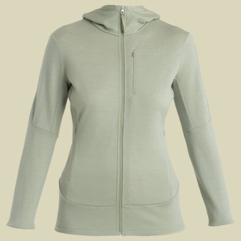 Merino 260 Quantum IV LS Zip Hoodie Women L grün - lichen von Icebreaker