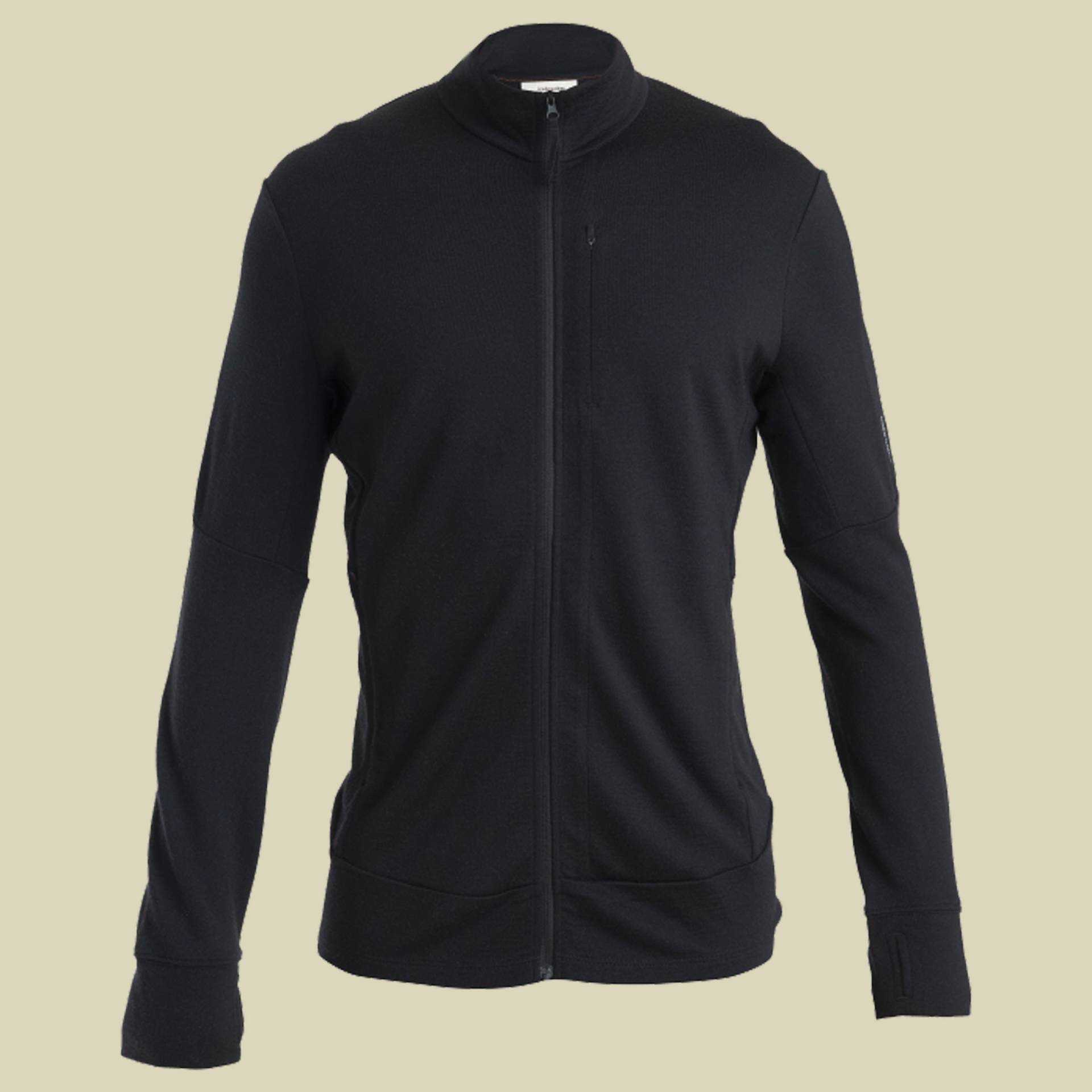 Merino 260 Quantum IV LS Zip Men L schwarz - black von Icebreaker