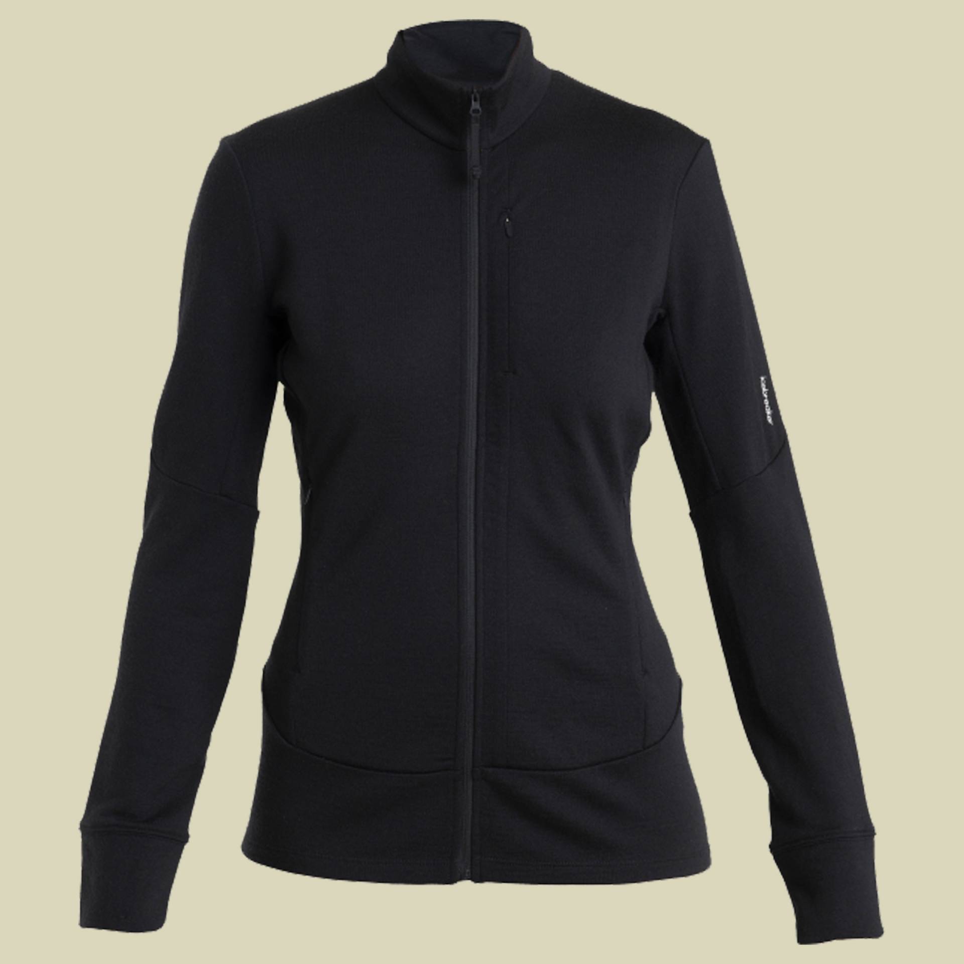 Merino 260 Quantum IV LS Zip Women S schwarz - black von Icebreaker