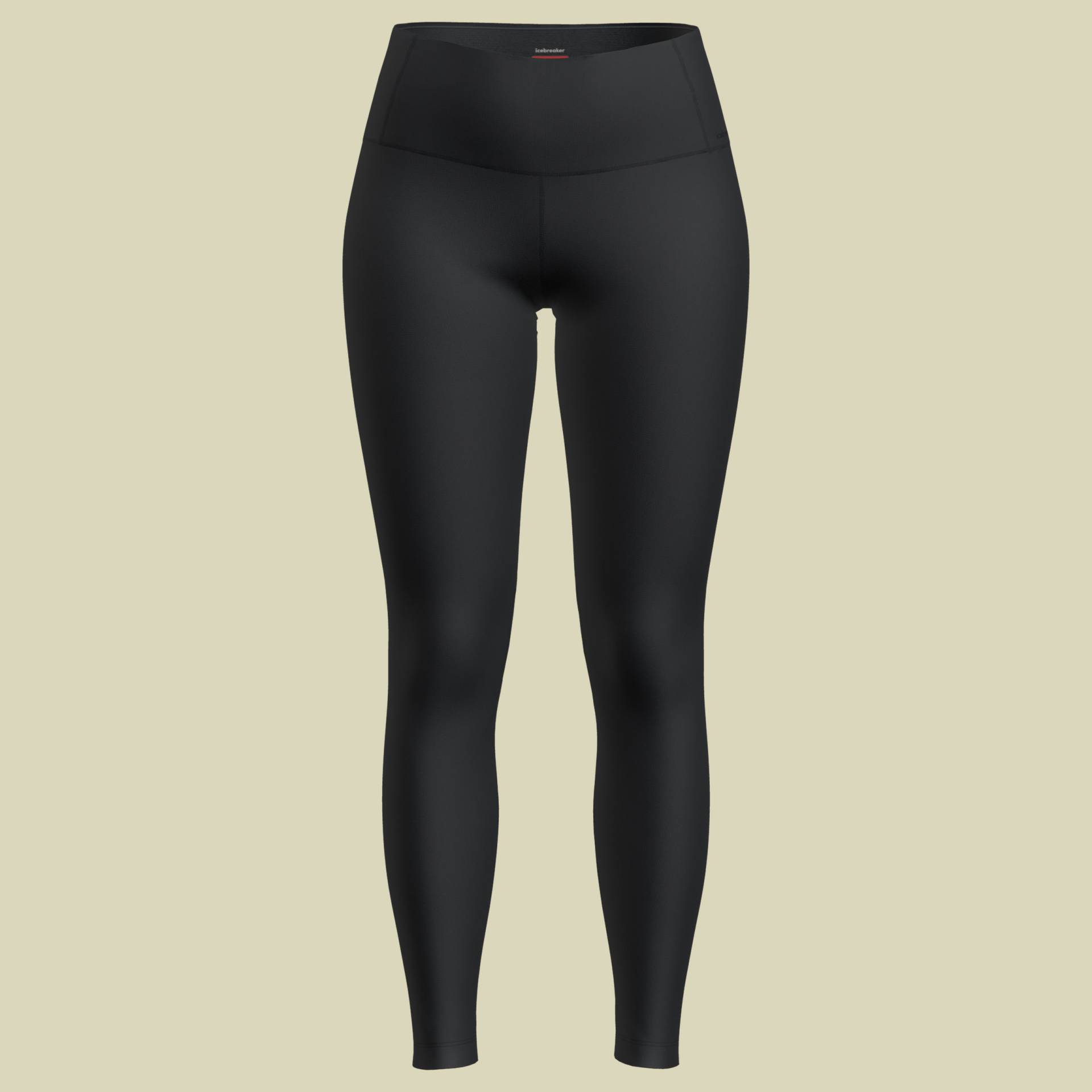 Merino 260 Tech High Rise Leggings Women L schwarz - black von Icebreaker