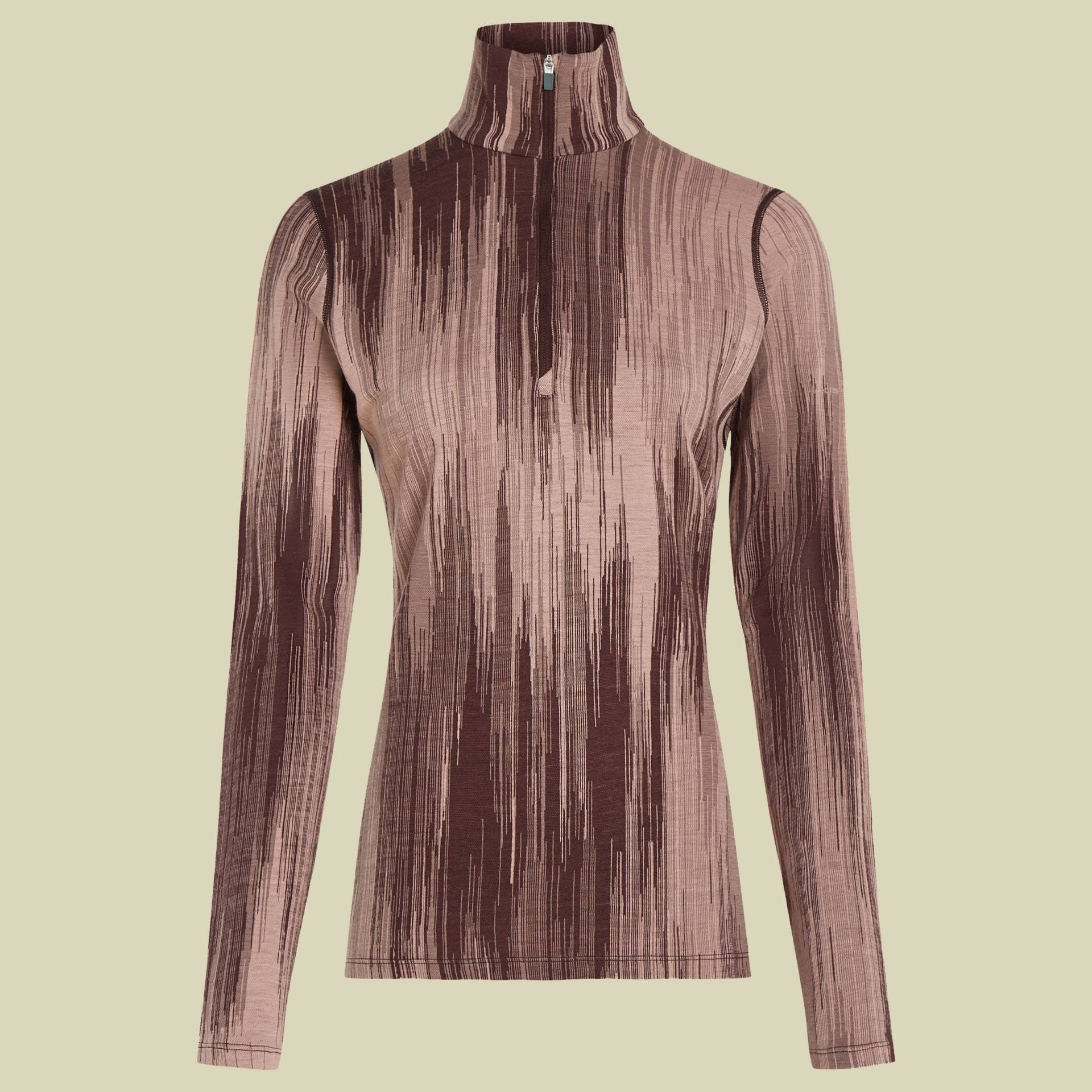 Merino 260 Vertex LS Half Zip Peak AOP Women XL rosa - java/acidpink/summit/blush/J von Icebreaker