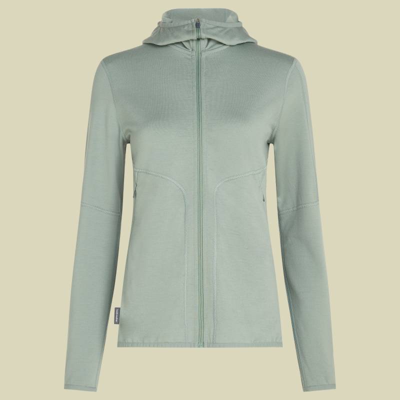Merino 560 RealFleece Elemental II LS Zip Hoodie Women XL beige - moss von Icebreaker
