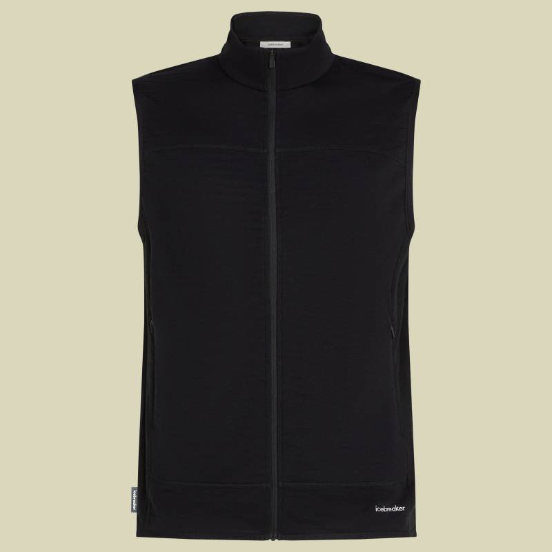 Merino Blend 300 RealFleece™ Descender Vest Men XXL schwarz - black von Icebreaker