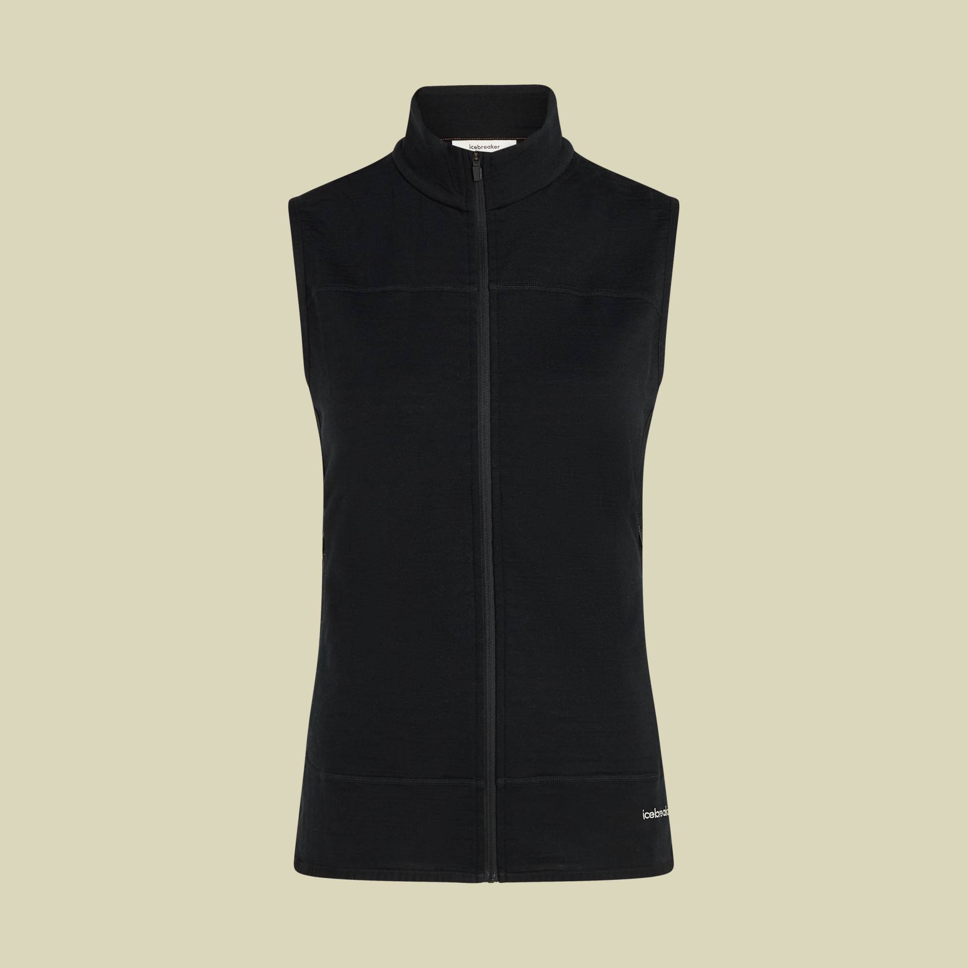 Merino Blend 300 RealFleece™ Descender Vest Women M schwarz - black von Icebreaker