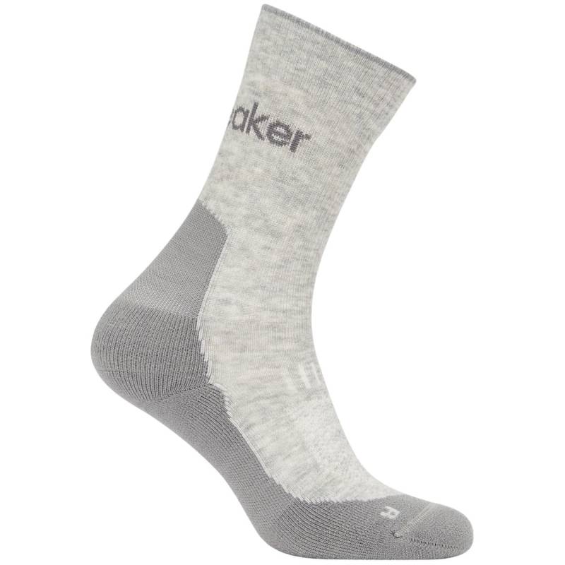 Merino Hike+ Light Crew Hellgrau - Gr. - M von Icebreaker