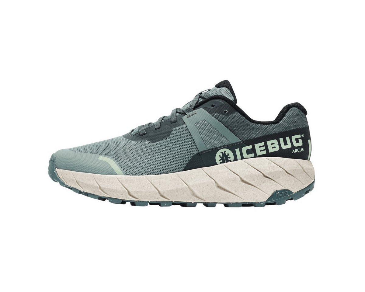 Icebug Arcus BUGrip (für lange Strecken, weit) grün/grau Herren Laufschuh von Icebug
