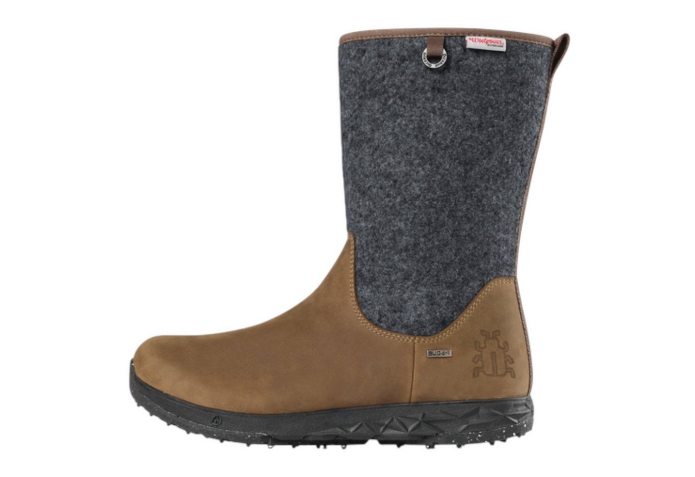 Icebug Grove ReWool BUGrip (wasserdicht, mit Spikes) grau/braun Damen Winterstiefel von Icebug