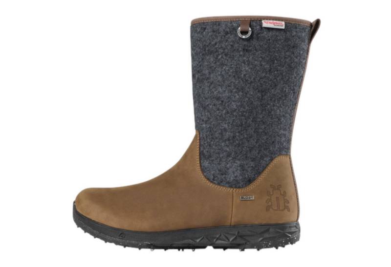 Icebug Grove ReWool BUGrip (wasserdicht, mit Spikes) grau/braun Damen Winterstiefel von Icebug