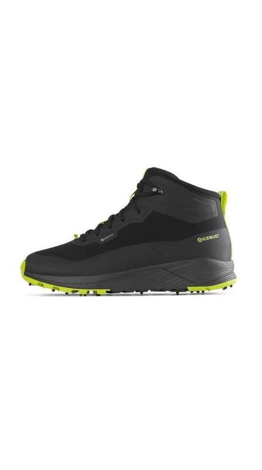 Icebug Haze Mid BUGrip GTX (mit Spikes, wasserdicht, weit) schwarz/poison Wanderschuh von Icebug
