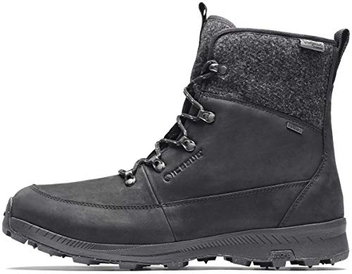 Icebug Herren Adak BUGrip Woolpower Schuhe, Black-Grey, US 9 von Icebug