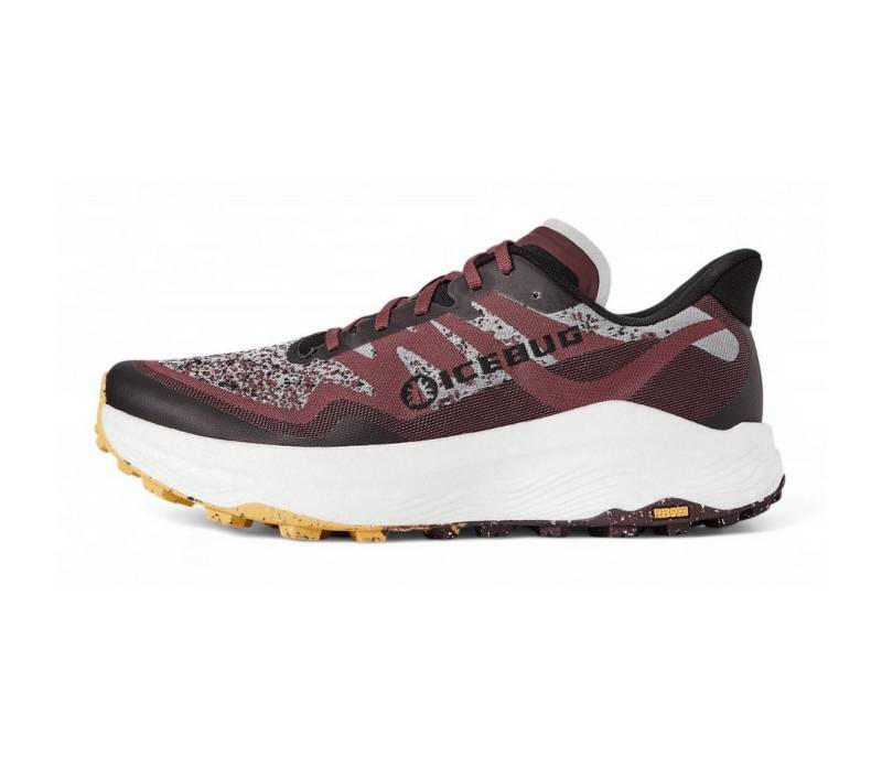 Icebug Järv RB9X (Langstrecke) kirschrot/weiss/gelb Damen Laufschuh von Icebug