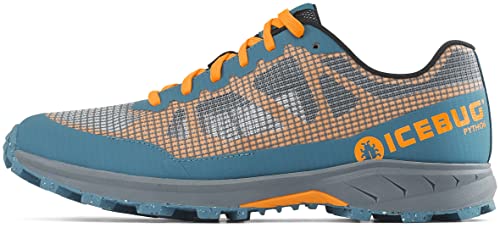 Icebug Pytho6 Men's RB9X Petroleum/Orange EU 42,5 von Icebug