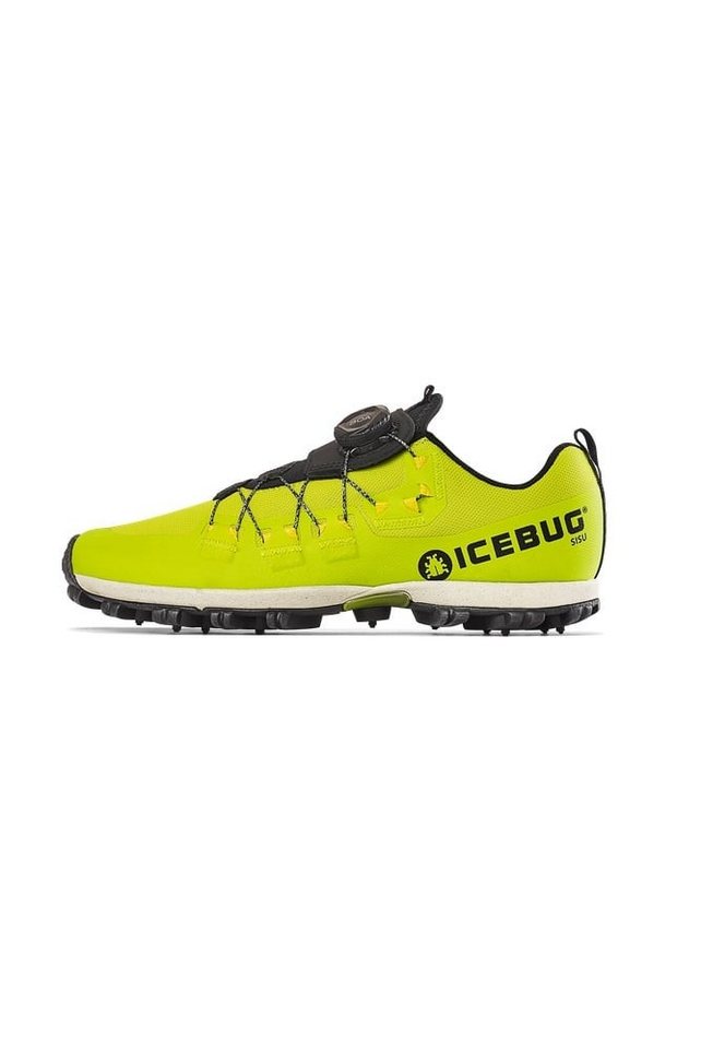 Icebug Sisu OLX (BOA-Schnürsystem, mit Spikes) gelb Herren Laufschuh von Icebug