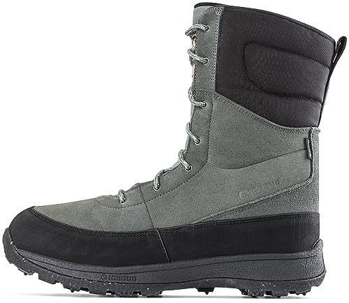 Icebug Torne 2 Biosole GTX – Herren Winterstiefel mit GORE-TEX®, warm & rutschfest bis -30°C – PineGrey, EU 43 von Icebug