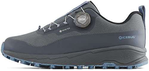 Icebug W Haze Rb9 GTX Grau - Gore-Tex Wasserdichter komfortabler Damen Gore-Tex Laufschuh, Größe EU 41 - Farbe Ash - von Icebug