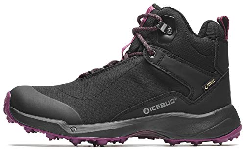 Icebug W Pace3 BUGrip GTX Schwarz - Gore-Tex Wasserdichter Warmer Gore-Tex Damen Winterschuh, Größe EU 39 - Farbe Bla von Icebug