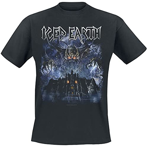 Iced Earth Horror Show Männer T-Shirt schwarz M 100% Baumwolle Band-Merch, Bands von Iced Earth