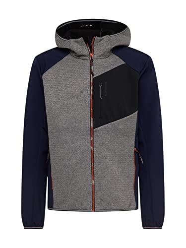 ICEPEAK Herren Outdoorjacke DANFORT graumeliert/navy 52 von ICEPEAK