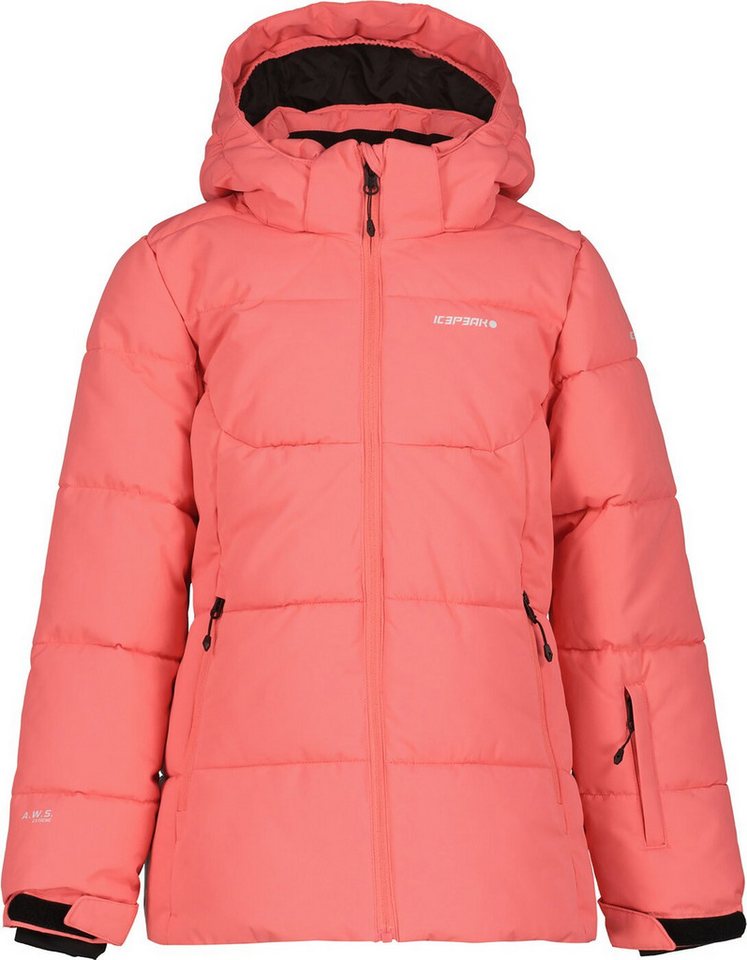 Icepeak Anorak ICEPEAK LORIS warm gefütterte Mädchen Skijacke hellrot von Icepeak