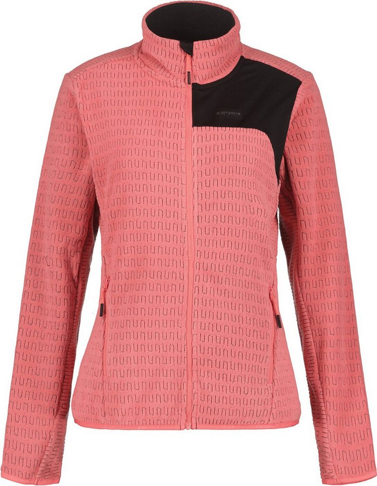 Icepeak Fleecejacke BOWIE Damen Unterjacke hellrot von Icepeak