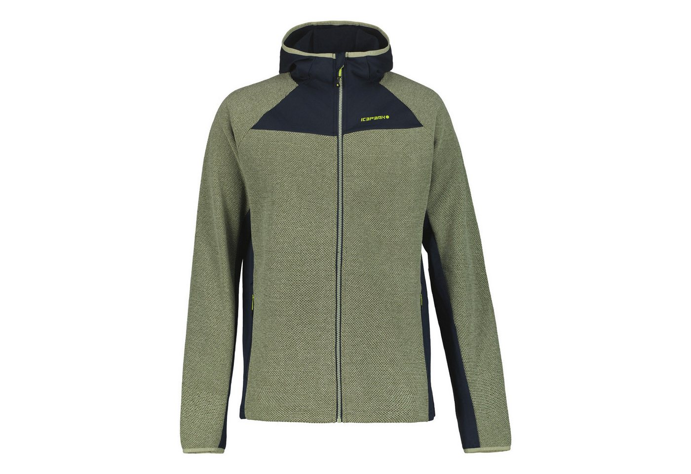 Icepeak Fleecejacke Bolivar mit elastischer Kapuze von Icepeak