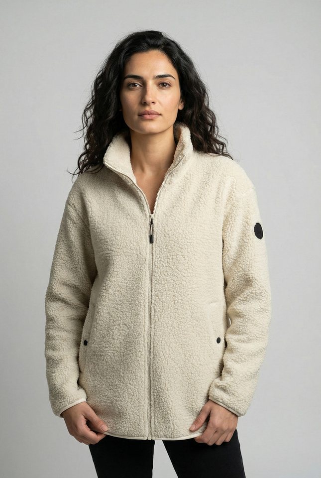 Icepeak Fleecejacke ICEPEAK PARACHUTE sportlicher Stil, mit Stehkragen, mit zwei Vordertaschen mit Knöpfen von Icepeak