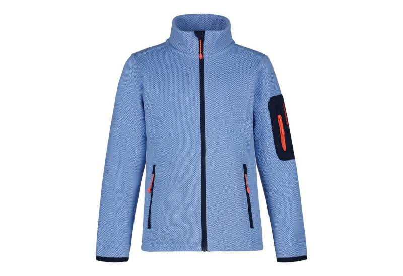 Icepeak Fleecejacke Kemnath Jr mit kleiner Reißverschlusstasche am Oberarm von Icepeak