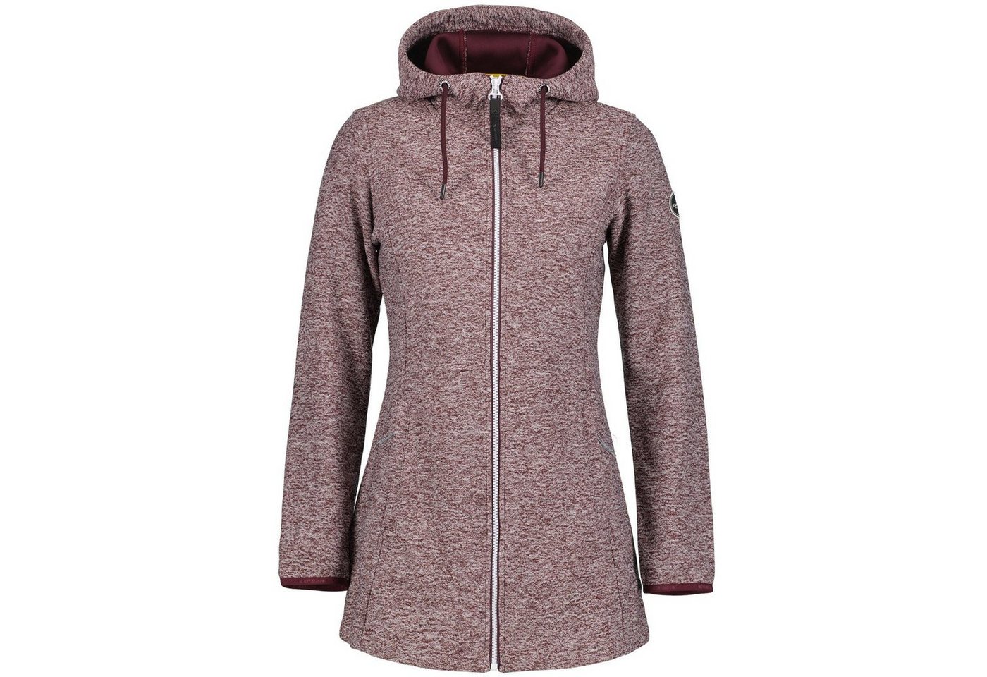 Icepeak Strickfleecejacke Awendaw lange Midlayer-Jacke für Damen von Icepeak