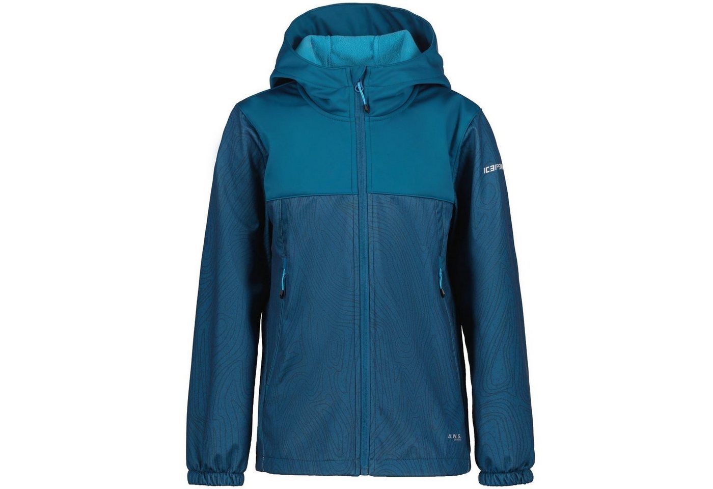 Icepeak Funktionsjacke Icepeak Softshelljacke Kinder Kingwood Jr mit Kapuze von Icepeak