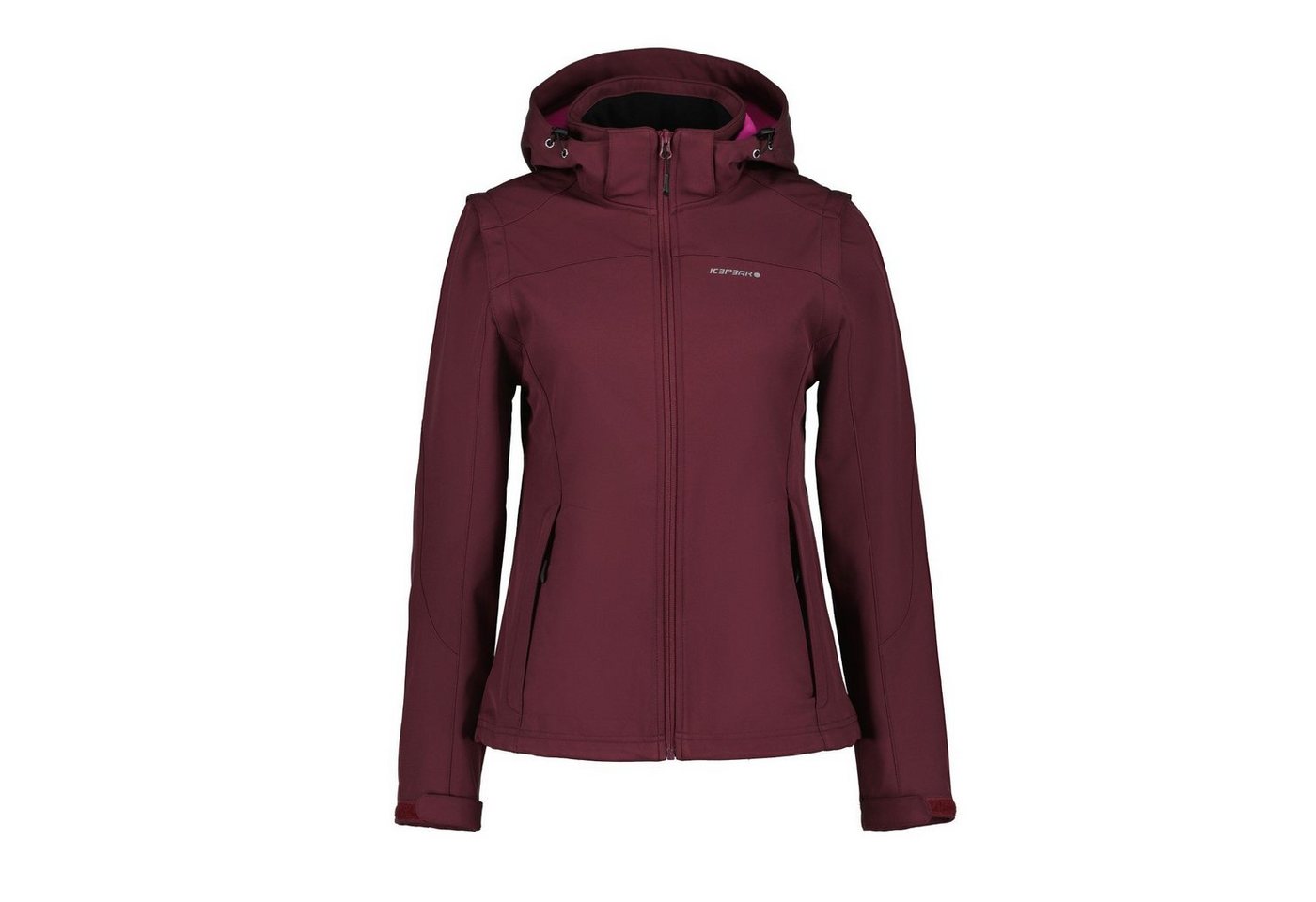 Icepeak Funktionsjacke Damen mit Kapuze und abnehmbaren Ärmeln (Weste) von Icepeak