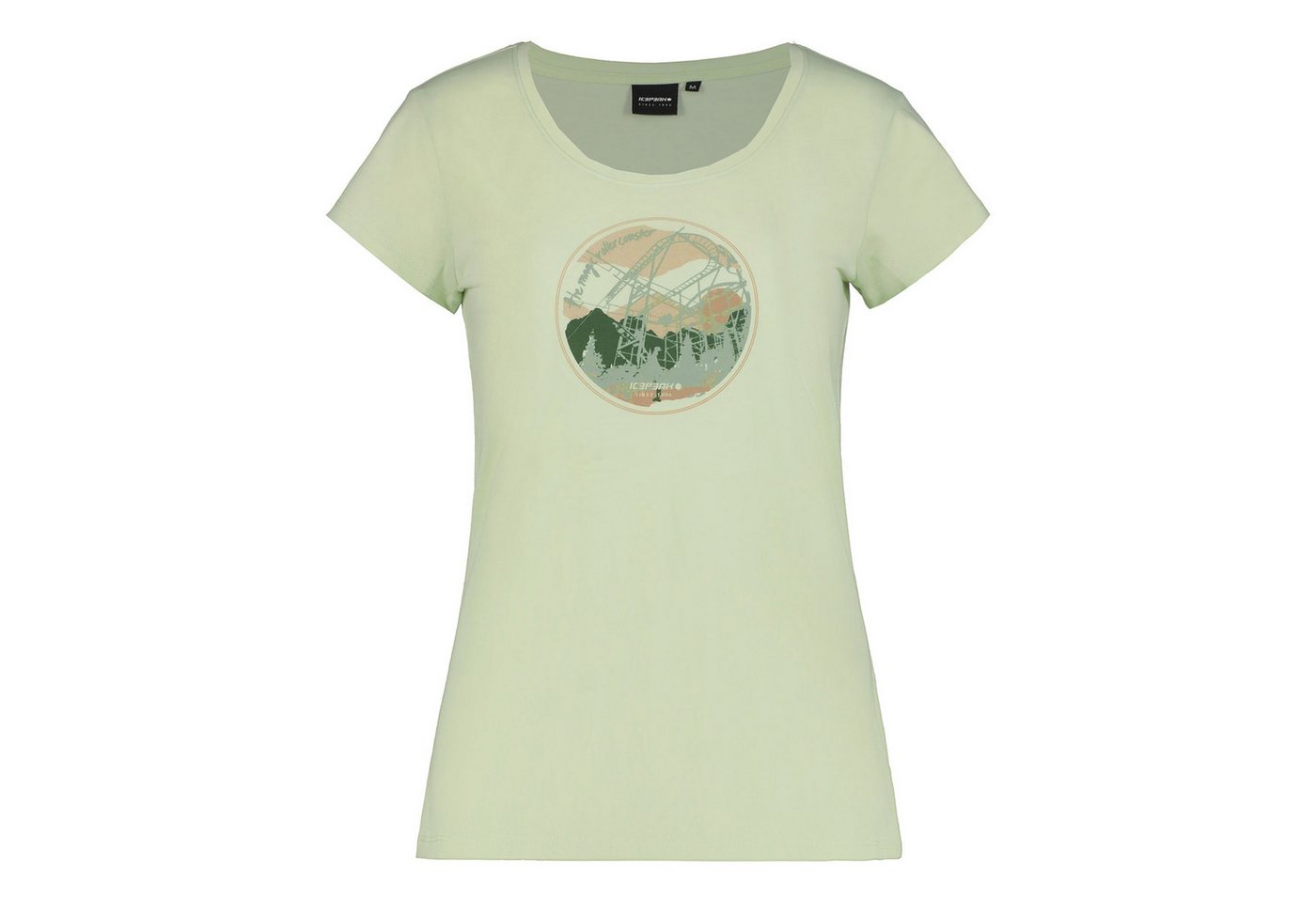 Icepeak Kurzarmshirt Antiga mit Print auf der Vorderseite von Icepeak