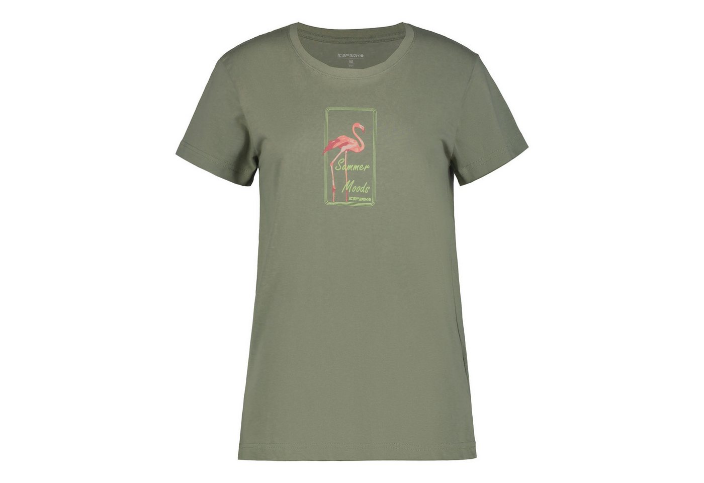 Icepeak Kurzarmshirt Makawao mit Print auf der Vorderseite von Icepeak