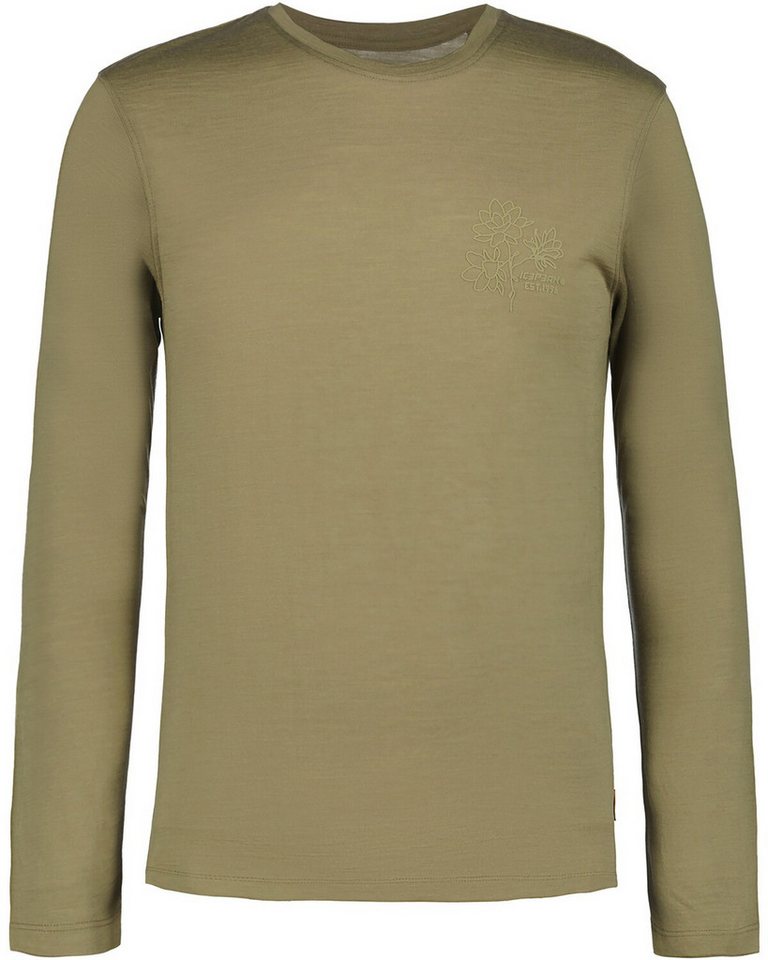 Icepeak Langarmshirt Langarmshirt Merino Gruver von Icepeak