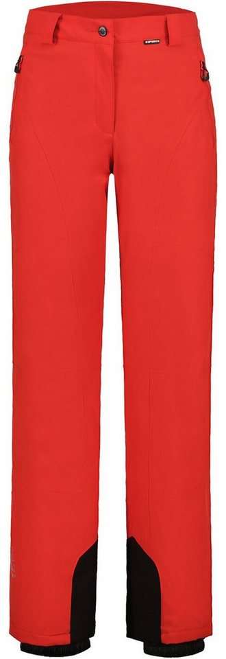 Icepeak Skihose ICEPEAK FREYUNG Damen Skihose rot/schwarz von Icepeak