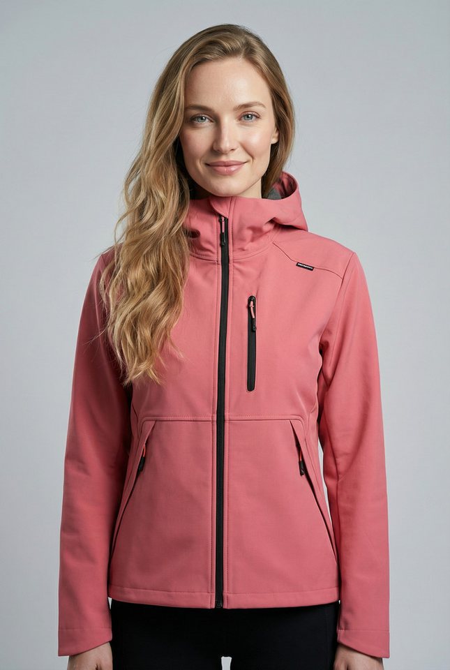 Icepeak Softshelljacke BURNET (1-St) für vielseitige Outdoor-Aktivitäten, wasserabweisend, atmungsaktiv von Icepeak