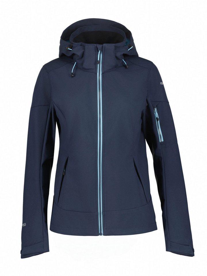 Icepeak Softshelljacke D SOFTSHELLJACKE BATHGATE (1-St) Wasserabweisend von Icepeak