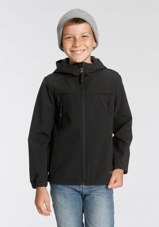 Icepeak Softshelljacke KONAN - für Kinder aus winddichtem und wasserabweisendem Material von Icepeak