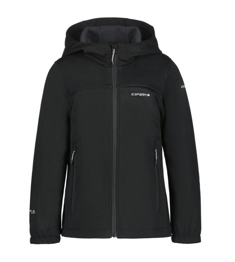 Icepeak Softshelljacke KULM JR (1-St) für Kinder und Jugendliche, mit Kapuze, mit Fleece-Futter von Icepeak