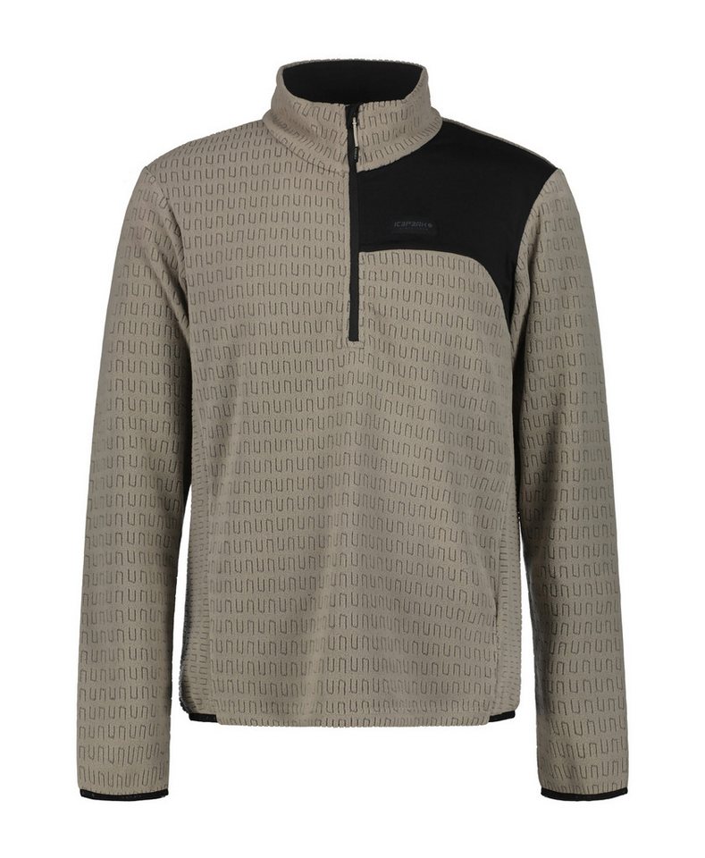 Icepeak Stehkragenpullover Brady Herren Fleece blaugrau von Icepeak