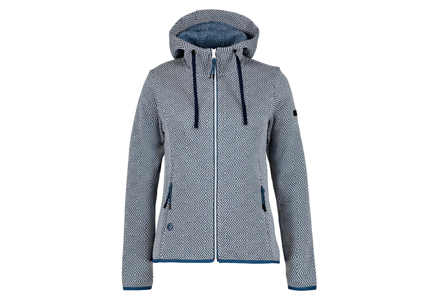Icepeak Strickfleecejacke Auen mit weich gefütterter Kapuze von Icepeak